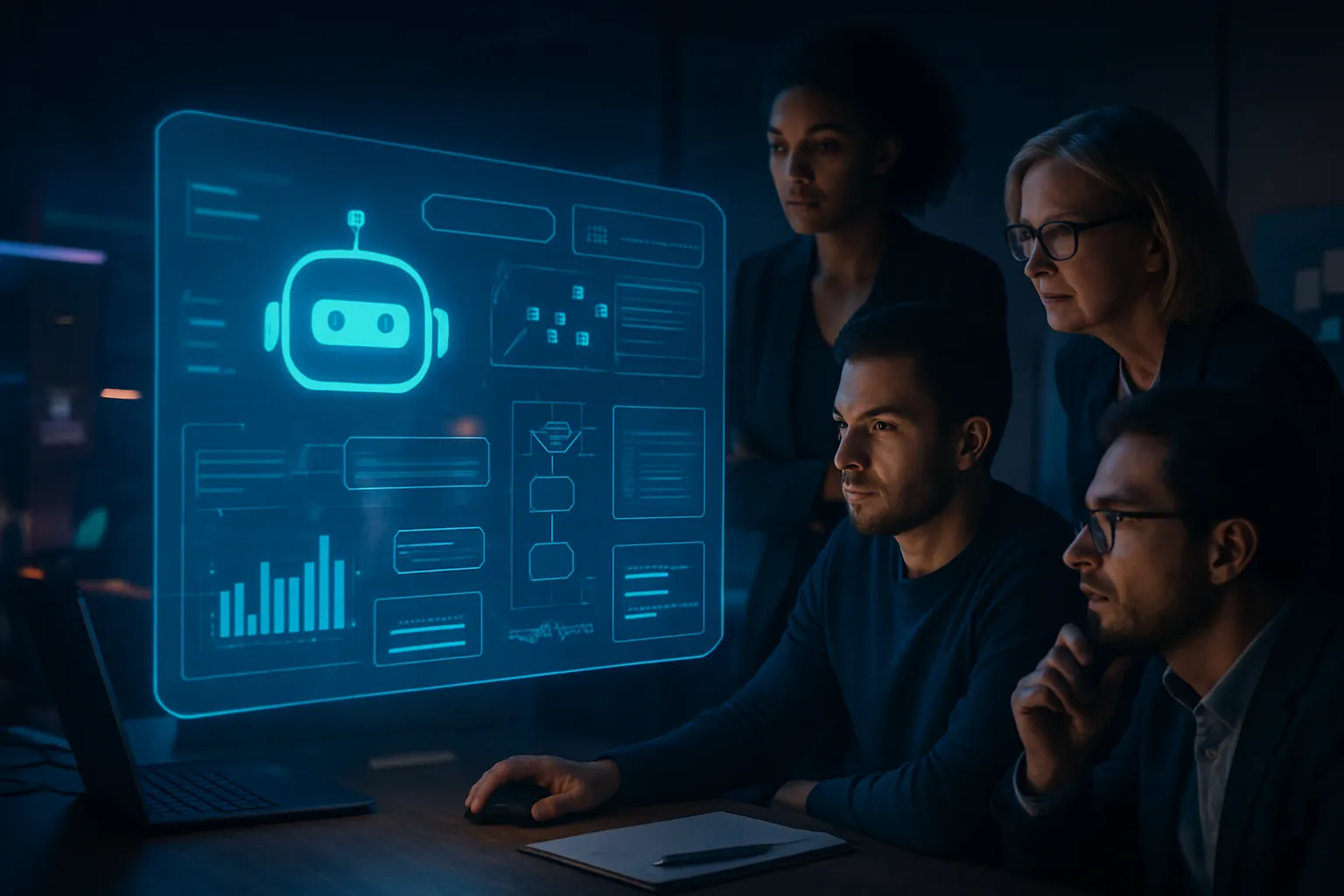 De chatbots a asistentes que actúan: la nueva IA práctica para negocios eficientes.