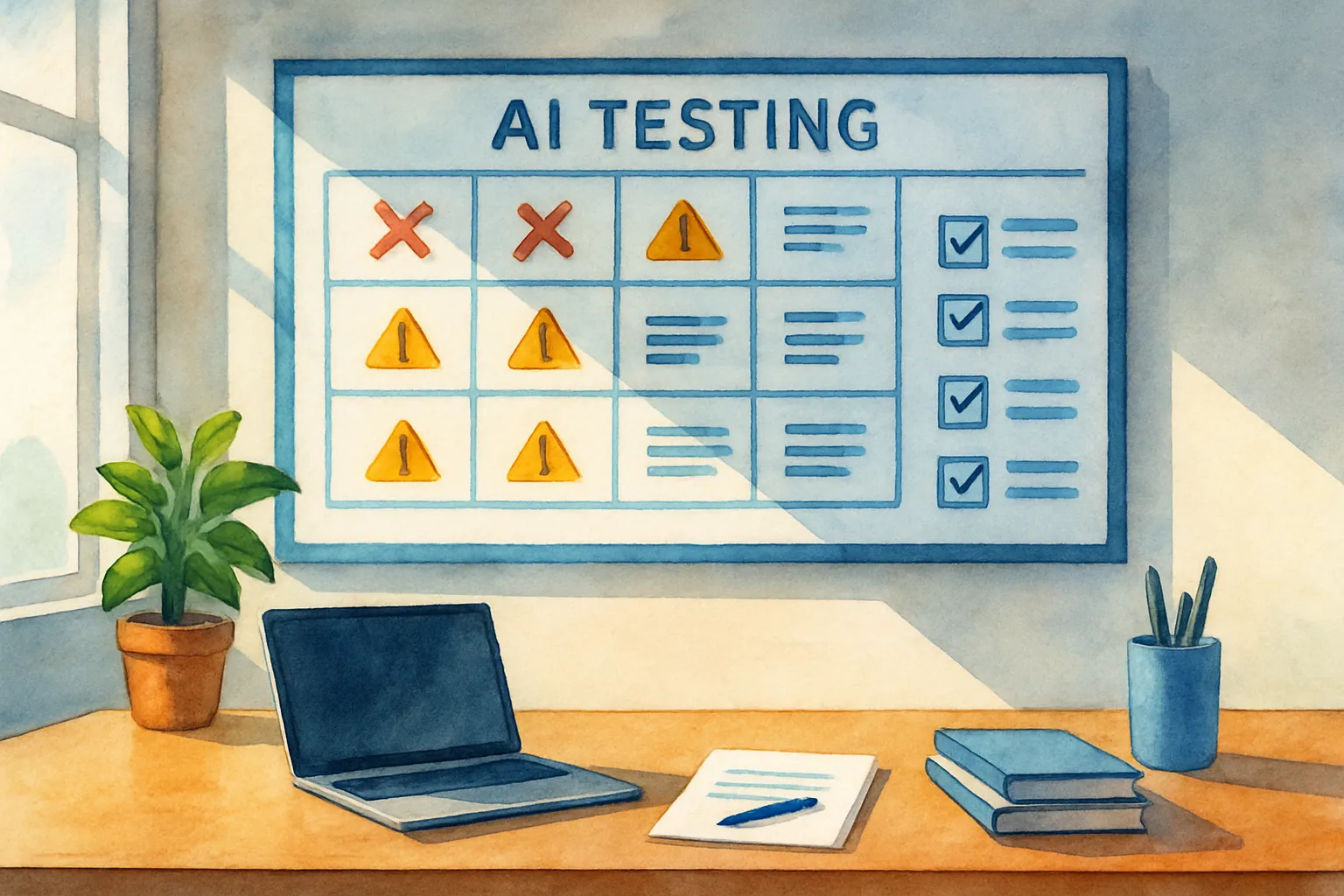 Evaluación visual de tareas donde la IA generativa falla con frecuencia antes de su adopción.