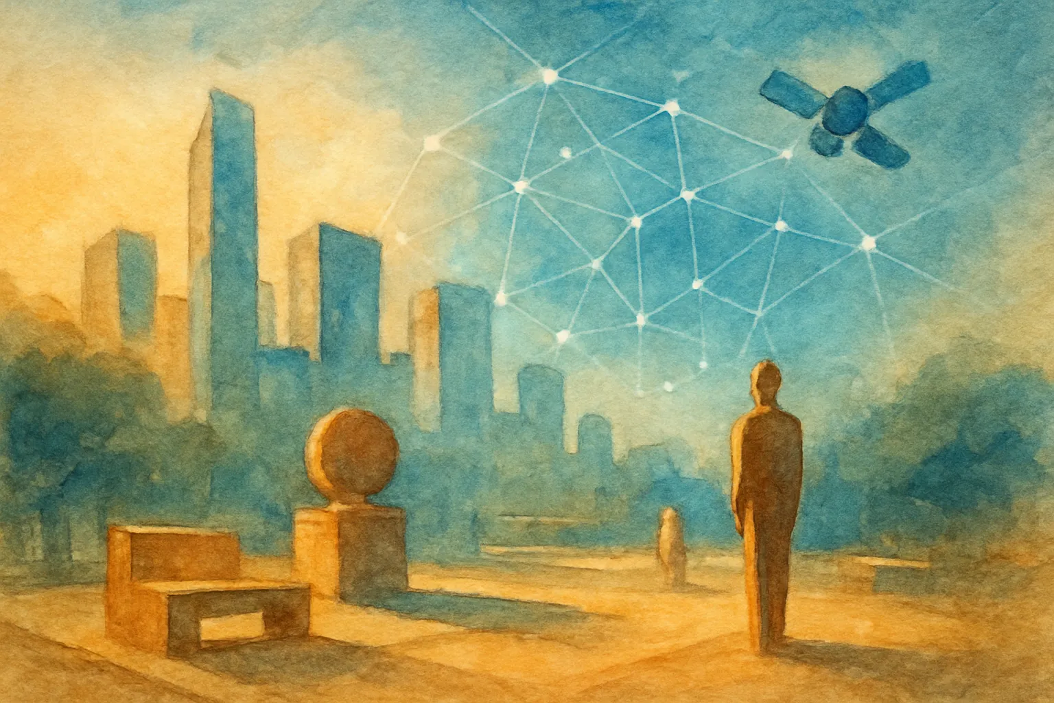 Imagen de cierre sobre cómo la tecnología y la ciudadanía redefinen el presente y su futuro.
