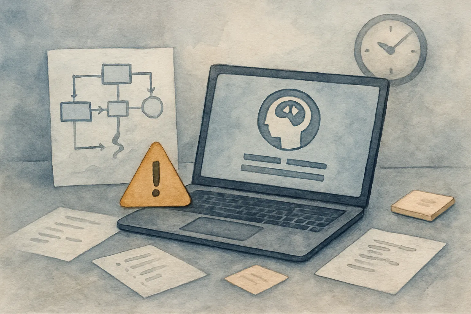 Límites, riesgos y errores comunes en la automatización con IA para la oficina moderna.