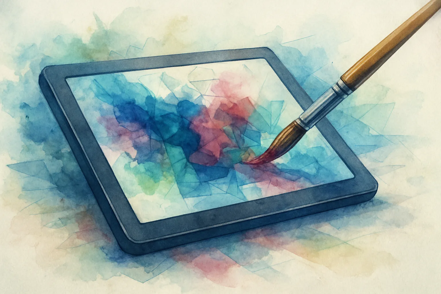 Una escena de arte digital muestra cómo la práctica innovadora redefine la creación visual.