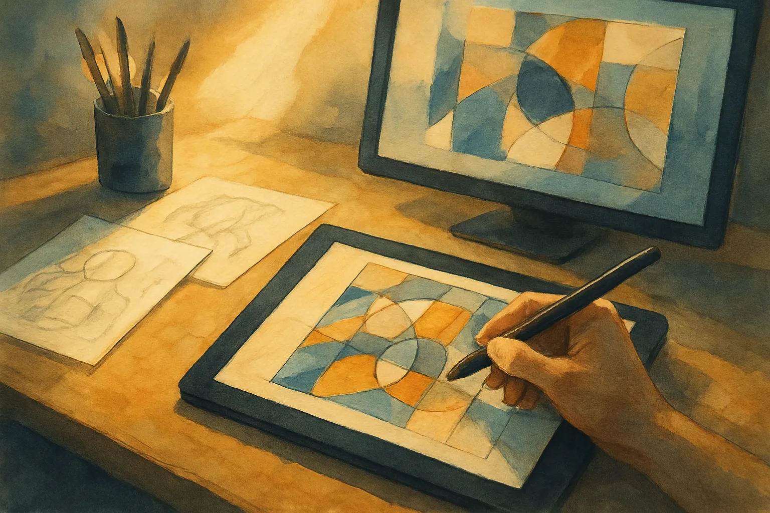La autoría en el arte digital se redefine entre la mirada humana y las herramientas creativas.