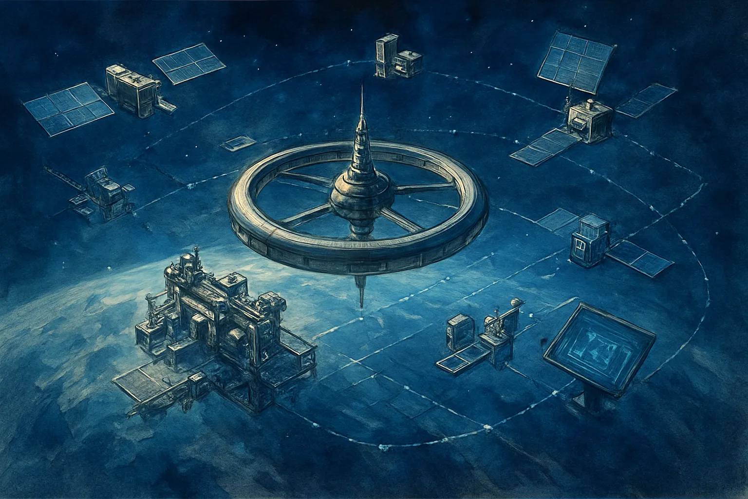 Satélites modulares y nodos orbitales muestran la transformación digital de la industria espacial.