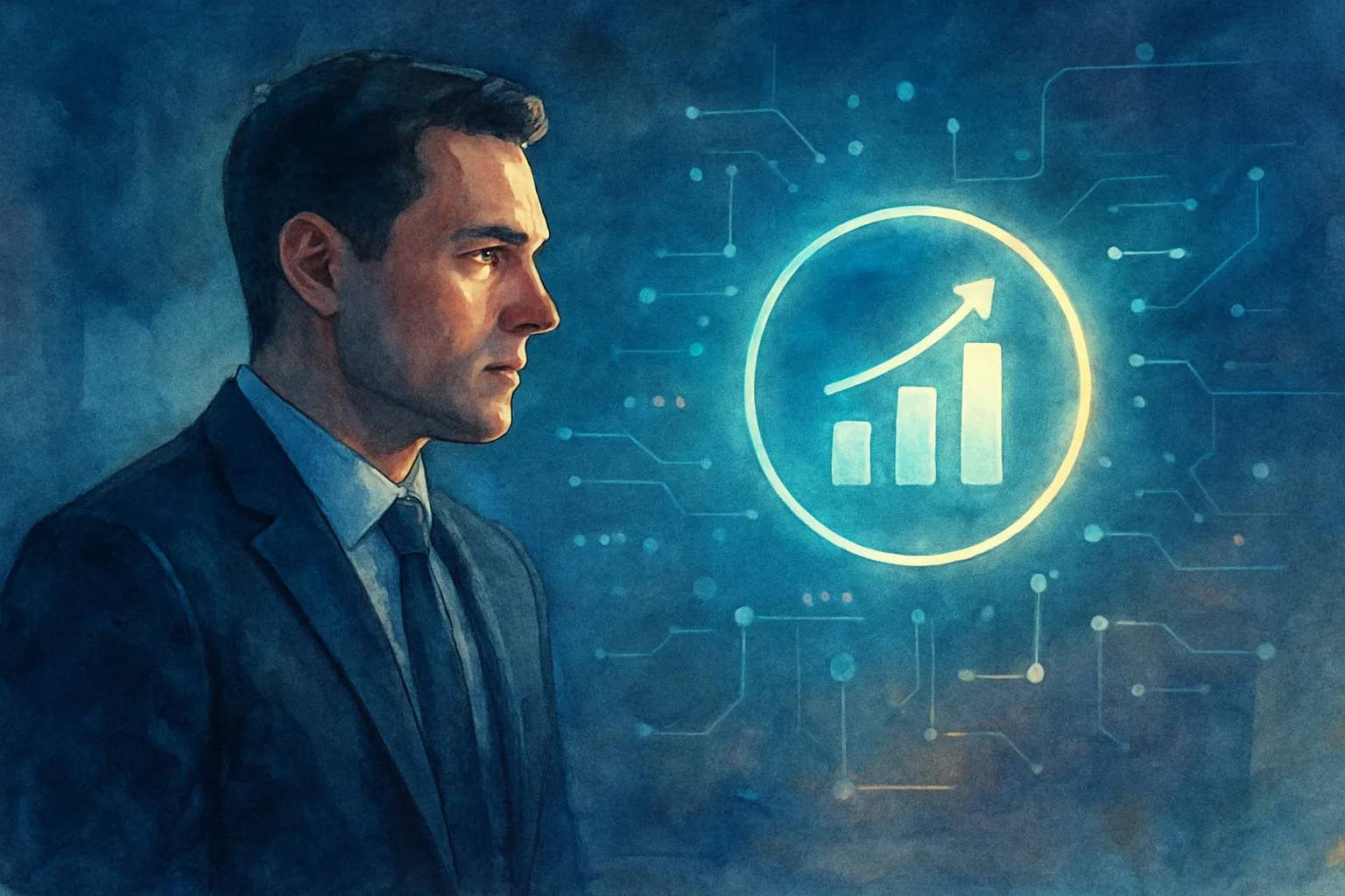 Imagen conceptual que muestra por qué la tecnología impulsa la productividad y la competitividad empresarial.