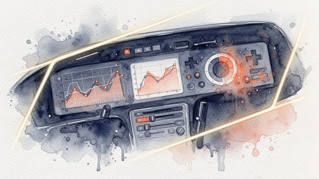 Dashboard de salud pública con gráficos y mapas de calor en acuarela