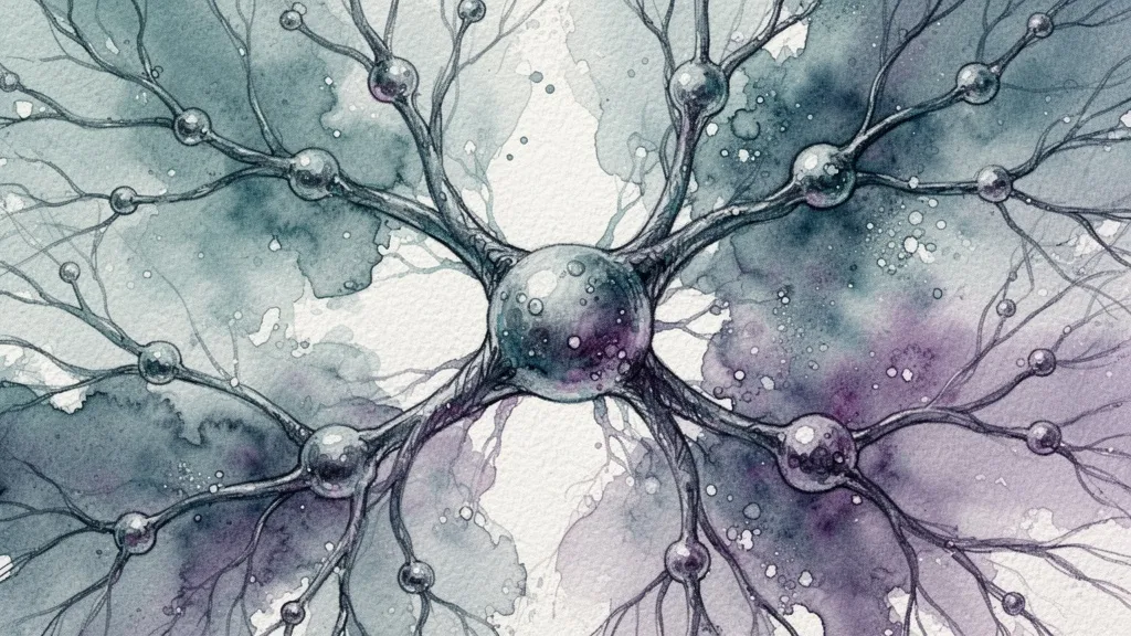 Watercolor abstract of decision trees and neural networks for fraud detection