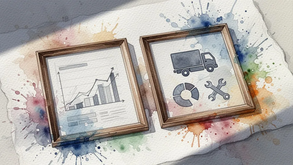 watercolor comparison of generic vs specific metrics frames