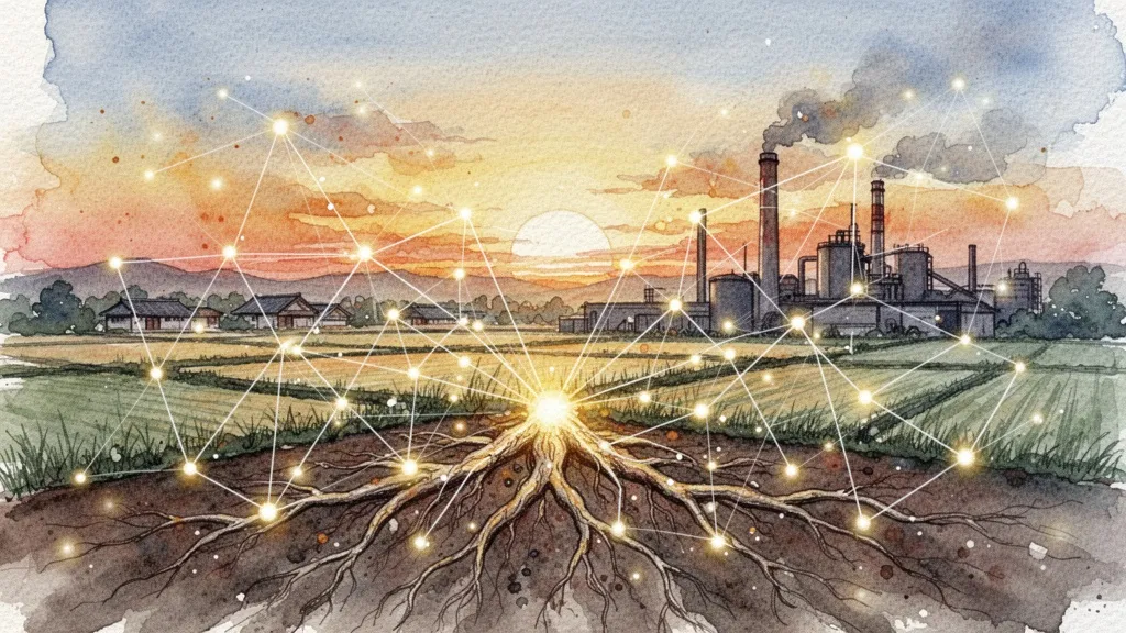Amanecer digital sobre un sector tradicional con redes de datos